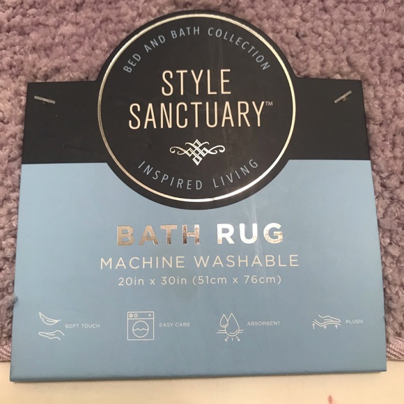 NWT Bathroom Purple Rug ๐ - Picture 3 of 4